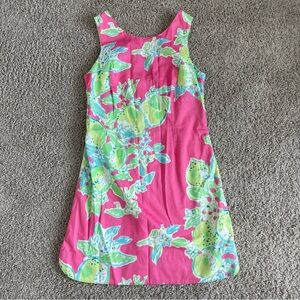Lilly Pulitzer Back Zip Embroidered Sleeveless Dress